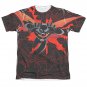 Batman Men's Beyond Drop Down Sublimation Tee Shirt Red