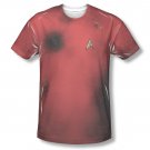 Star Trek TOS Deadshirt Costume Sublimation T-Shirt Red