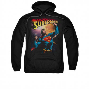 Superman Victory Pullover Hoodie Black