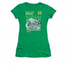 Star Trek Bridge Manual Juniors T-Shirt Green