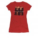 Friends Cast Juniors Tee Shirt Red