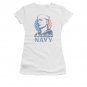 US Navy Join Now Juniors T-Shirt White