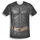 Batman Men's Sublimation Costume Tee Shirt Black