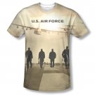 US Air Force Long Walk Sublimation T-Shirt Beige