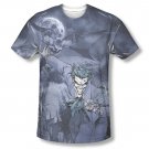 Batman Men's Catch The Joker Sublimation Tee Shirt Gray