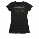 Battlestar Galactica Battle Cast Juniors Tee Shirt Black