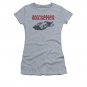 Battlestar Galactica Juniors Ship Logo Tee Shirt Gray