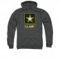 US Army Logo Pullover Hoodie Gray