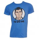 Sterling Archer FX Cartoon I'd Do Me T-Shirt Blue