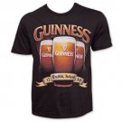 Guinness Triple Pint Design TShirt Black