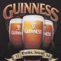 Guinness Triple Pint Design TShirt Black
