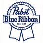 PBR Beer Logo Sticker Clear