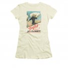 US Navy Fight Let's Go Off-White Juniors T-Shirt Off White