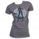 Catwoman Convicted Juniors T Shirt Gray