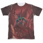 Batman Beyond Gotham Sublimation Tee Shirt Red