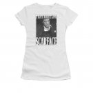 Scarface Classic Business Face Juniors T-Shirt White