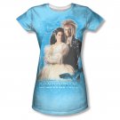 Labyrinth A Dream Sublimation Juniors Tee Shirt Blue