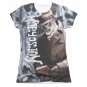 Watchmen Rorschach Journal Sublimation Juniors T-Shirt Gray