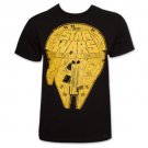 Star Wars Millennium Falcon 1000 TShirt Black