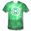 Green Lantern Men's Green Sublimation Energy Tee Shirt Green
