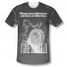 Alien Vintage Fear Sublimation T-Shirt Black
