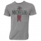 Michelob Men's Retro Pop Top T-Shirt Gray