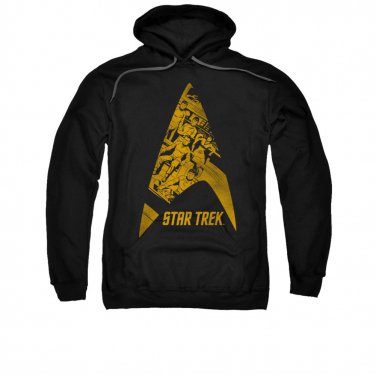 Star Trek Delta Crew Logo Pullover Hoodie Black