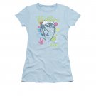Star Trek Japanese Spock Juniors T-Shirt Blue