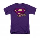 Superman Bizarro Shield T-Shirt Purple