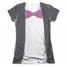 Batman Classic TV Penguin Costume Sublimation Juniors Tee Shirt White