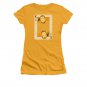 Star Trek TOS Kirk King Juniors T-Shirt Yellow