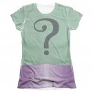 Batman Juniors Classic TV Riddler Sublimation Costume Tee Shirt Green