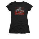 Sons Of Anarchy Reaper Slash Juniors Tee Shirt Black