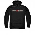 Sons Of Anarchy Beat Up Logo Pullover Hoodie Black