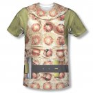 Star Trek TOS Gorn Uniform Costume Sublimation T-Shirt Green