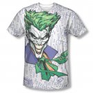 Batman Joker Laughter Sublimation Tee Shirt White