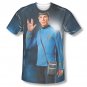 Star Trek Spock Live Long Sublimation T-Shirt Black
