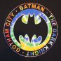 Batman Tie Dye Dark Knigt Logo Tee Shirt Black