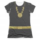 Batman Classic TV Catwoman Costume Sublimation Juniors Tee Shirt Black