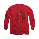 Batman Wingman Long Sleeve T-Shirt Red