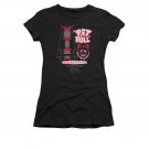 Back To The Future Juniors Pitbull Hoverboards Tee Shirt Black