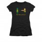 Star Trek 8 Bit Pixel Kirk Phased First Juniors T-Shirt Black