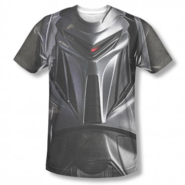 Battlestar Galactica Cylon Face Sublimation T-Shirt Black