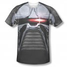 Battlestar Galactica Cylon Stare Sublimation T-Shirt Black