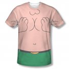 Family Guy Peter Costume Squished Sublimation T-Shirt Beige