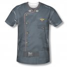 Battlestar Galactica Duty Costume Sublimation T-Shirt Blue