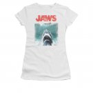 Jaws Juniors Vintage Poster Tee Shirt White