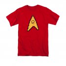 Star Trek TOS 8-Bit Engineering Symbol T-Shirt Red