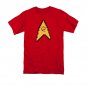 Star Trek TOS 8-Bit Engineering Symbol T-Shirt Red