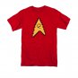 Star Trek TOS 8-Bit Engineering Symbol T-Shirt Red